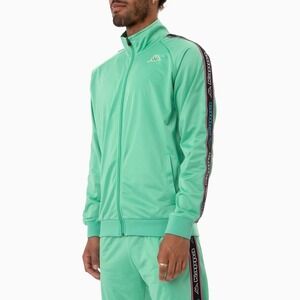 Kappa Logo Tape Artem 2 Track Jacket NWT Green Blue White Mens 2XL